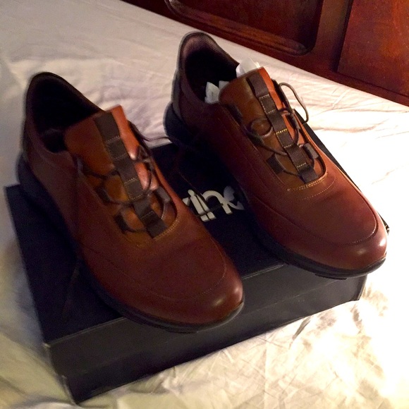 Eskina vegan leather lace up loafers. - Picture 1 of 3